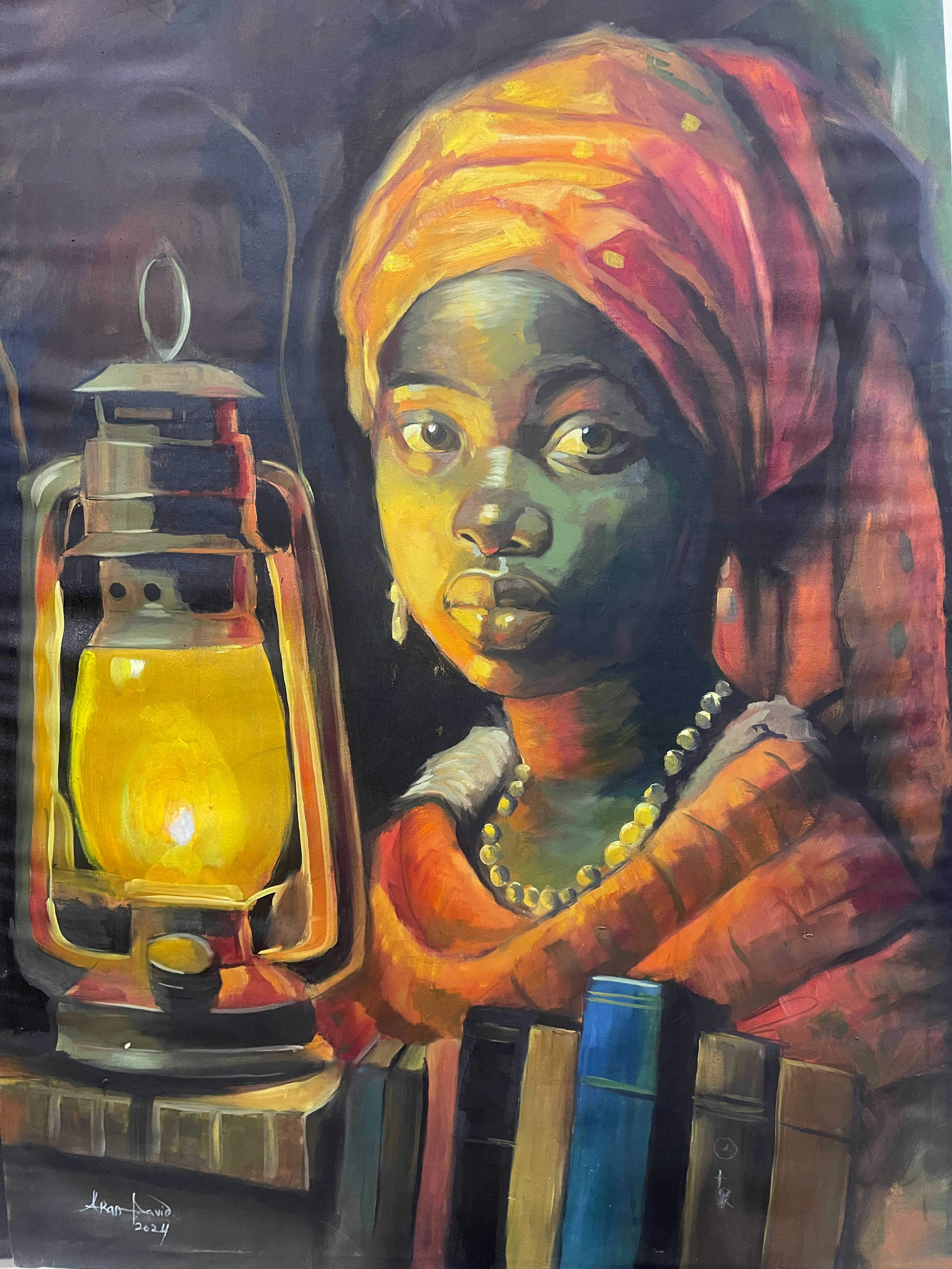 Finished portrait details